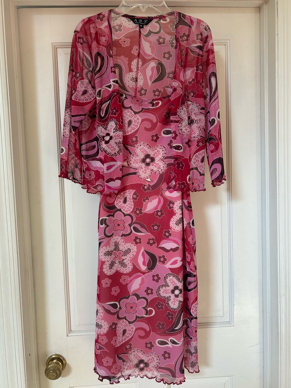Vintage ABS Mini Dress with Jacket